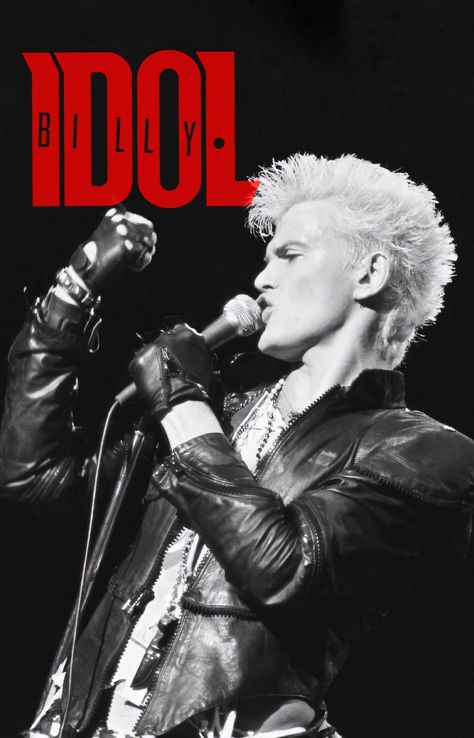 Music Maniac — Posters/lockscreens part 2 Billy B, The Wedding Singer, 80s Bands, Billy Idol, Band Wallpapers, British Rock, Rock Posters, Collage Wall, Band Posters