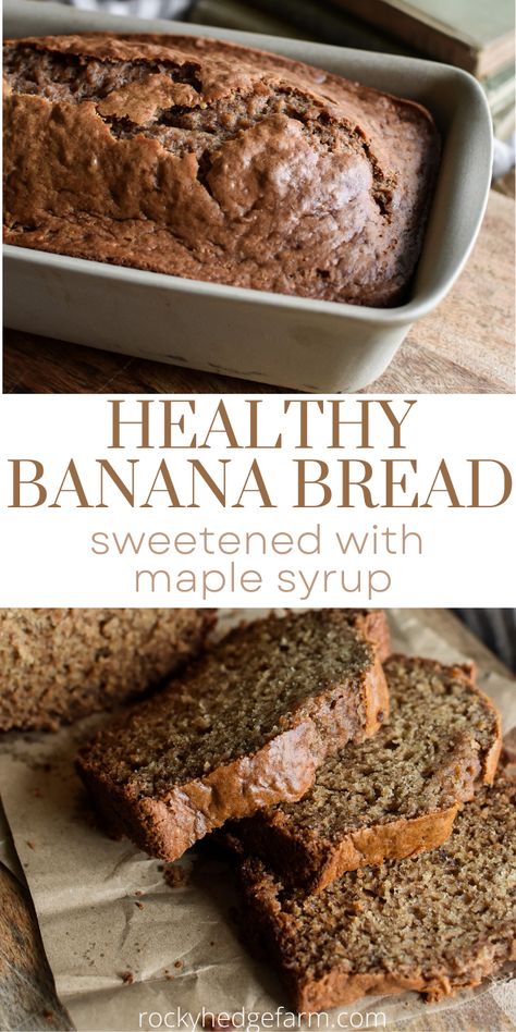 Oats And Banana Bread, Naturally Sweetened Banana Bread, Gluten Free Banana Bread With Maple Syrup, Healthy Low Carb Banana Bread, Banana Oat Bread Recipe Easy, Honey Sweetened Banana Bread, Banana Bread Recipe Flourless, Healthy Banana Loaf Recipe, Healthy Simple Banana Bread