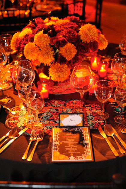 Dia Los Muertos Wedding, Dia De Los Muertos Wedding Ideas Decor, Dia De Los Muertos Centerpiece Ideas, Day Of The Dead Wedding Theme, Dia De Los Muertos Quinceanera Ideas, Dia De Los Muertos Birthday Party Ideas, Dia De Los Muertos Wedding Ideas, Party Table Ideas, Dia De Los Muertos Party Ideas