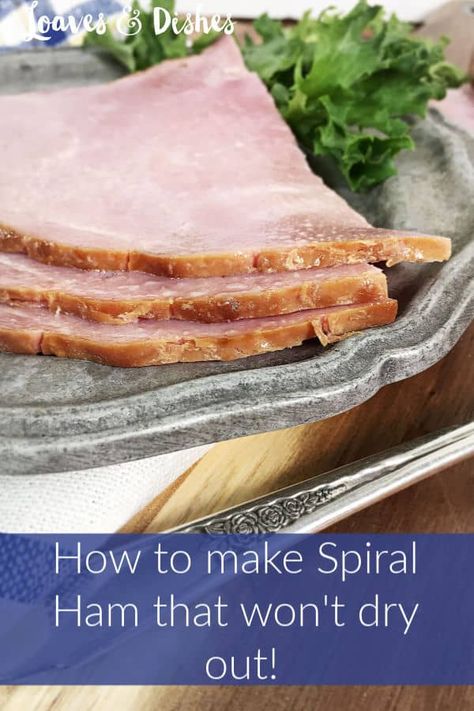 Spiral Sliced Ham Recipe, Smithfield Ham Recipe Ideas, How To Cook A Spiral Ham, Spiral Sliced Ham In Crockpot, Ham With Glaze, Ham Glazes, Cooking Spiral Ham, Juicy Ham, Thanksgiving Ham