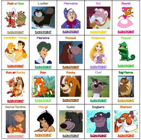 Épinglé sur Ecole Bon Point, Disney Games, Petite Section, Disney Crafts, Learn English, Bingo, Cute Cartoon, Humor, Education