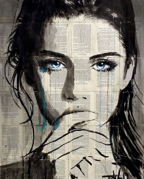 LOUIE JOVER #printbroker #imprenta #streetart #graffiti #print #printer  www.printbroker.co PrintBroker&Co. Louie Jover, Louis Jover, Loui Jover Art, Loui Jover, Newspaper Art, Arte Grunge, Art Therapy Activities, Arte Inspo, Art Drawings Sketches Creative