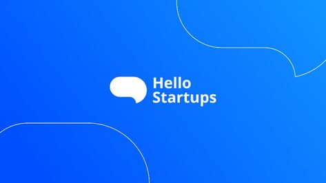 Hello Startups Logo design. on Behance Startup Logo Inspiration, Chat Logo Design, Startup Logo Design, Smart Logo, Cm Logo, Startup Logo, Logo Design Inspiration Branding, Logo Design Typography, Design Advertising