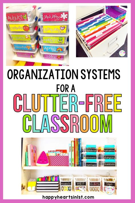 Classroom Supplies Organization, Kindergarten Classroom Organization, Kindergarten Organization, Classroom Organization Elementary, Organization Systems, Clutter Free Classroom, Classroom Hacks, Teaching Organization, Class Organization