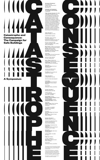 Gallery of The Campaign for Safe Buildings Symposium - 1 Plakat Design Inspiration, Michael Bierut, Poster Architecture, Diy Poster, Poster Sport, Graphic Artist Designer, Typo Poster, Campaign Design, Graphisches Design