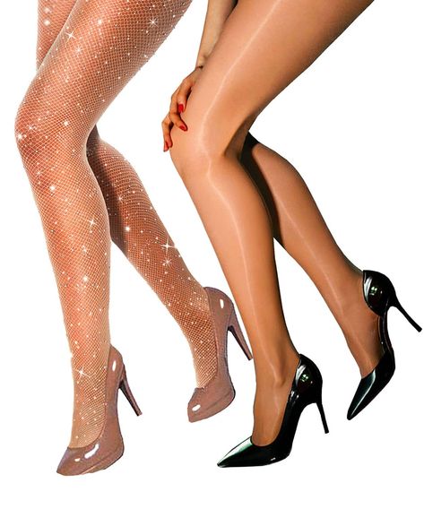 PRICES MAY VARY. Package Include: 1 pair of 3XL sparkly nude Fishnet Tights, and 1 pair of 3XL nude women sheer tights. Design: Our fishnet tights combine more fashion trends, these tights are essential items for fashionistas~ Comfortable: Fishnets are made of soft nylon and polyester, and the sheer tights are made of chinlon,soft, which is breathable and comfortable. Easy to use: The high waist fishnet stockings are necessary for stylish women, which looks great under skirts, ragged jeans, role Dress With Fishnet Tights, Sparkly Fishnets, Dress With Fishnets, Metallic Tights, Sparkle Tights, Sparkly Tights, Ragged Jeans, Nude Tights, Fishnet Leggings