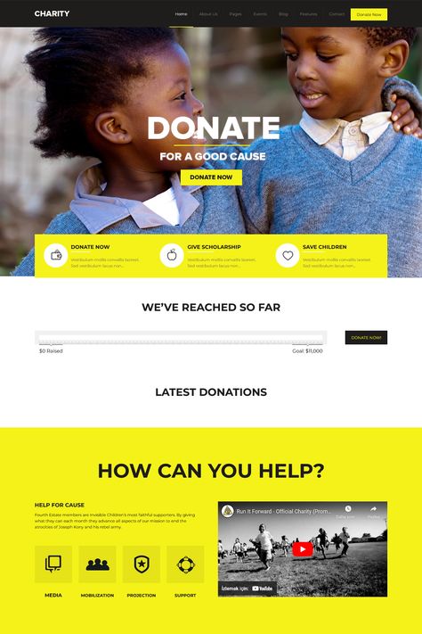 Charity is a powerful responsive charity / donations / foundation / fundraising premium WordPress theme , built on the Bootstrap Framework, jam-packed with features. Charity Foundation Website Design, Donation Website Design, Charity Websites, Credit Card Tool, Mutual Aid, Foundation Logo, Charity Foundation, Hero Image, Design Layouts