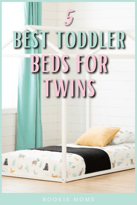 Bed For Twins, Twin Baby Beds, Toddler Parenting, Twin Toddlers, Toddler Beds, Big Move, Abc For Kids, Toddler Rooms, One Bed