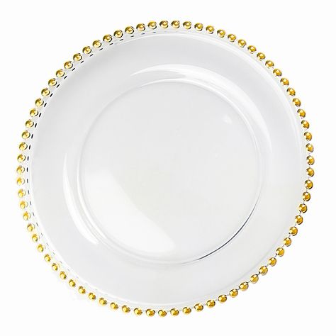 High Quality Glass Beaded Charger Plate For Wedding - Buy Glass Beaded Charger Plate,Beaded Glass Charger Plate,Glass Charger Plate Gold Rim Product on Alibaba.com Glass Gold Beaded Charger Plate, Gold Beaded Charger Plates Wedding, Dinner For Wedding, Fruit Dinner, Gold Charger Plate, Glass Charger Plates, Gold Chargers, Wedding Table Decoration, Gold Bubbles