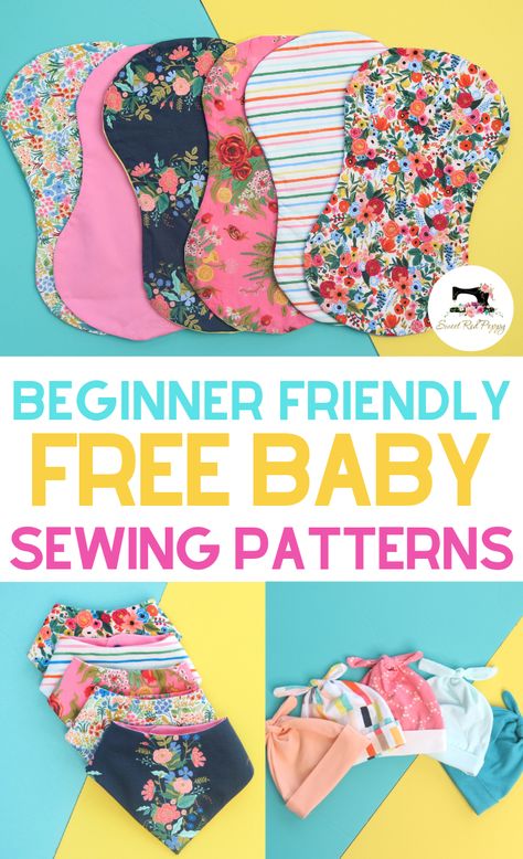 Free Baby Sewing Patterns Fleece Patterns Free, College Sewing Projects, Simple Baby Blankets To Sew, What To Make With Flannel Fabric, Sewing Patterns Free For Kids, Free Lovey Patterns, Baby Swaddle Pattern Free, Easy Sewing Patterns Free Beginners, Quick And Easy Sewing Projects