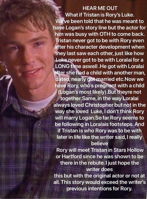 Gilmore Girls - Rory and Tristan - Very Possible Theory Rory And Tristan Aesthetic, Rory X Tristan, Not Fitting In, Gilmore Girls Tristan And Rory, Rory And Tristan Kiss, Rory And Tristan, Tristan Gilmore, Tristan Dugray, Chad Micheals