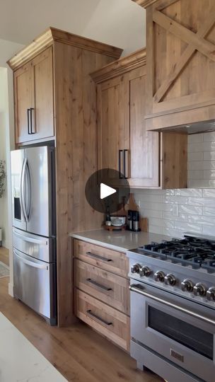 458 reactions · 10 comments | Still so in love with this kitchen. 

.
.
.
.
#kitchengoals #dreamkitchen #rustickitchencabinets #rustickitchenstyle #rustickitchen #rustickitchendecor #knottyalder #modernfarmhouse #modernrustic #rusticmodern #rustichouses #idahome | @HilltopHomestead | Niklas Dee · Still Into You Knotty Alder Gray Stain, Knotty Alder Kitchen Island, Knotty Alder Trim, Rustic Alder Kitchen Cabinets, Wood Grain Cabinets, Rustic Alder Kitchen, Knotty Alder Kitchen Cabinets, Knotty Alder Interior Doors, Alder Wood Cabinets