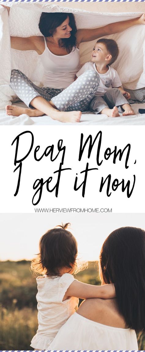 Dear Mom I Get It Now, Christian Parenting Books, Raising Teenagers, Motherhood Inspiration, Raising Girls, Parenting Videos, Parenting Inspiration, Raising Boys, To My Mom