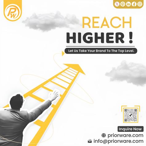 Reach Higher With 100% Work Effective Digital Marketing Solutions For Your Business. Why choose us? 👉Transparency and Ethics 👉Result Oriented 👉Genuine Solutions 👉Affordable Prices 👉Guranteed Leads Services 🌐Website: https://priorware.com/ #BusinessGuidance #PriorwareSolutions #marketingsolutions #bestagency #success #digitalmarketing #itservices Packaging Template Design, Banner Design Inspiration, Creative Advertising Design, Digital Media Marketing, Social Media Poster, Social Media Design Inspiration, Social Media Advertising, Social Media Design Graphics, Creative Posters