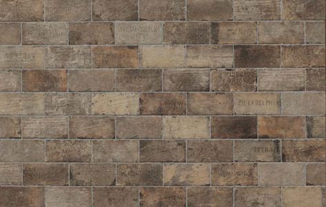 City Mix - Better Than Brick - Better Than Brick - High Definition ... Rustic Design Style, Chicago Brick, Brick Look Tile, Reclaimed Brick, Brick Flooring, Flooring Store, Brick Tiles, State Street, Chicago City