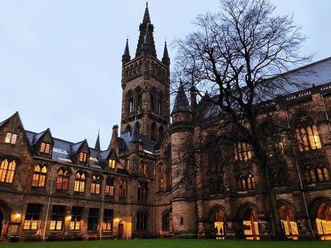 University of Glasgow Famous Structures, University Of Glasgow, Gothic Revival Architecture, Glasgow University, Revival Architecture, Rio Carnival, Gothic Revival, Architecture History, A Discovery Of Witches