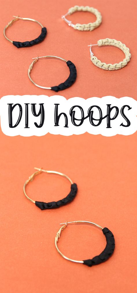 How to Make Braided Leather Earrings Suede Cord Earrings Diy, Hoop Earring Ideas Diy, Leather Cord Earrings, Boho Leather Jewelry, Leather Hoop Earrings, Hoop Earrings Diy, How To Make Leather, Diy Leather Earrings, Leather Jewelry Diy