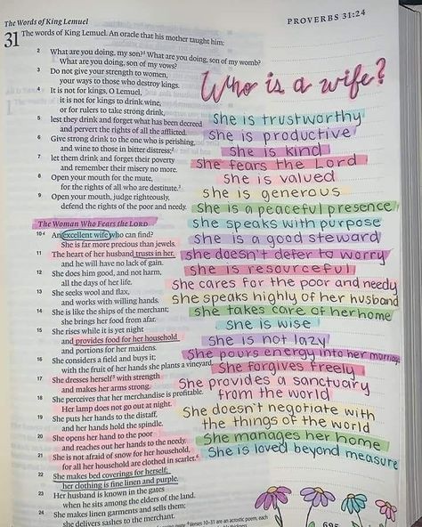 Proverbs 31. Definition of a wife. #encouragement #bible Bible Verses For Being A Better Wife, Proverbs Verses For Women, Bible Definitions Words, She Reads Truth Bible Aesthetic, Bible Study Plans For Women Small Groups, Bible Battle Cards, Bible Study Dinner Ideas, Hosting Bible Study Home, Proverbs 31 Bible Study Notes