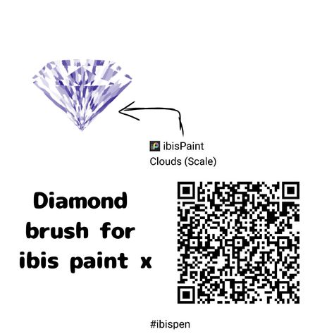 Diamond making with an brush Crystal Ibis Paint Brush, Diamond Ibis Paint Brush, Gem Ibis Paint Brush, Gem Brush Ibispaint, Diamond Brush Ibis Paint, Ibis Code, Code Brush, Ibis Brush, Ibispaint Brushes