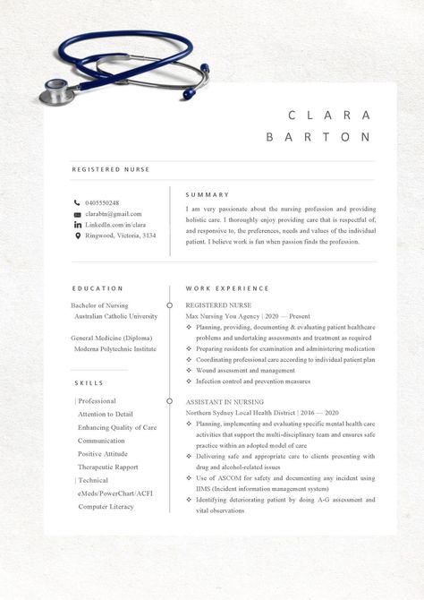 resume template medical assistant Cna Resume Examples, Nursing Student Resume, New Grad Nursing Resume, Nursing Resume Examples, Nursing Cv, Medical Resume Template, Nurse Resume Template, Graduate Nurse, Nursing Skills