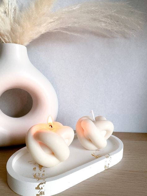 Knot Candle, Candle Gift, Pillar Candles, Mother Gifts, Knot, Germany, Ships, Candles, Gifts