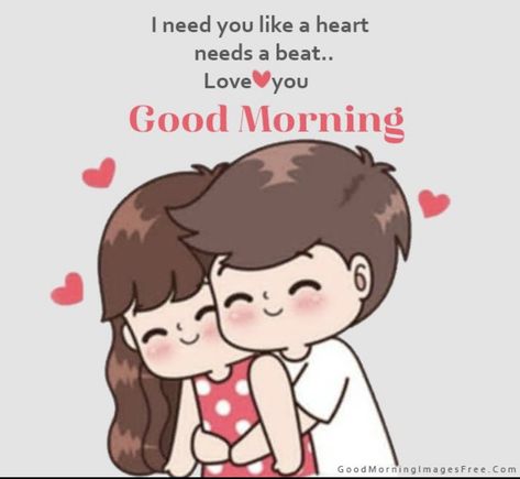 Goodmorning Cute Images Aesthetic Love, Cute Good Morning Images Romantic, Good Morning My Love Romantic Beautiful, Couple Good Morning, Romantic Good Morning Images, Good Morning Sweetheart, Good Morning Couple, Cartoon Love Quotes, Morning Couple