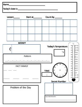 Have you ever wanted your students to gain more from the daily routine of the Saxon Math calendar instead of simply completing the daily count? This paper will allow students to work as the "Student of the Day" everyday! Simply fill out the calendar information on the math meeting board, give each student a copy of this paper, and have them complete it independently. Math Calendar, Math Meeting, Saxon Math, Everyday Math, Calendar Math, Math Fact Fluency, Math Geek, First Grade Worksheets, Math Number Sense