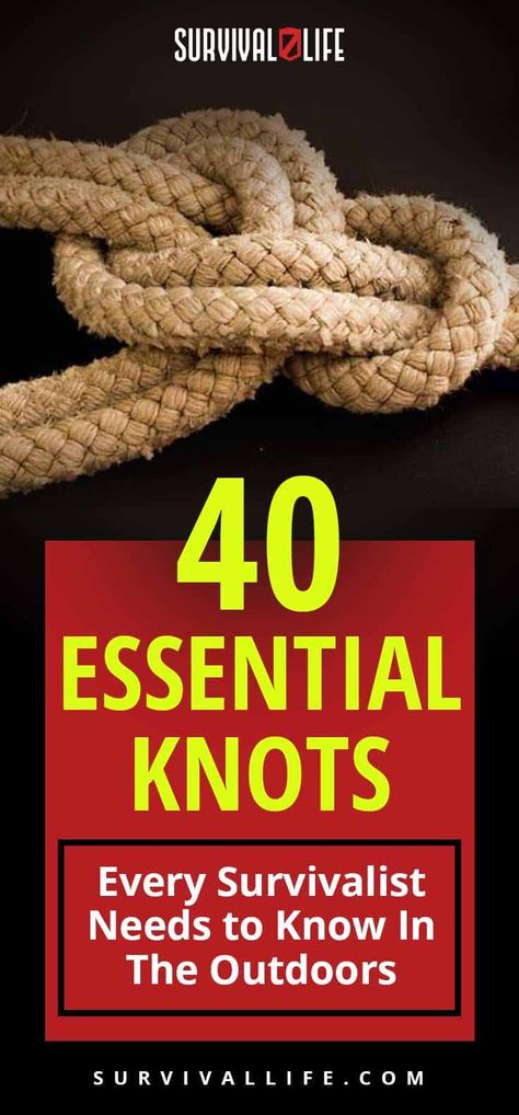 Camping Knots, Strong Knots, Types Of Knots, Survival Knots, Half Hitch Knot, Best Knots, Knots Guide, Paracord Knots, Survival Life Hacks