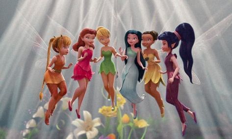 Tinker Bell Characters Disney Fairies Pixie Hollow, 4 Characters Cartoon, Tinker Bell Characters, Tinker Bell And Friends, Tinkerbell Friends, Pixie Hollow Fairies, Tinker Bell Fairies, Tinkerbell Characters, Lilo Pelekai