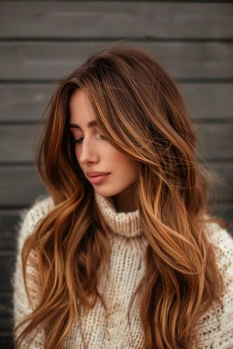 Bronze Caramel Hair, Brown Hair With Caramel And Blonde, Hair Color Dark Blonde Caramel, Fall Chestnut Hair Color, Caramel Chestnut Hair Color, Chestnut Hair Balayage, Rich Honey Brown Hair, Bronze Balayage Brunettes, Brunette Hair Color Ideas For Fall