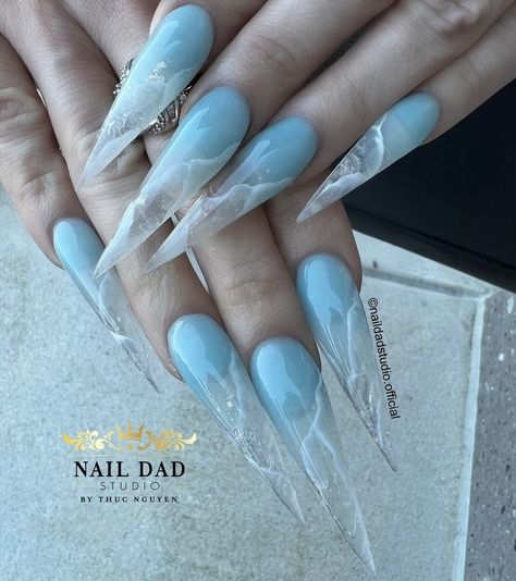 Ice Effect, Marble Acrylic Nails, Stilleto Nails Designs, Neon Acrylic Nails, Witch Nails, Latest Nail Designs, Manicure Nail Designs, Sassy Nails, Winter Nails Acrylic