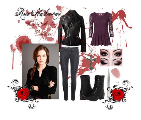 Rose Hathaway, Vampire Clothes, Book Fashion, Halloween Things, Vampire Academy, Fandom Outfits, Dream Closets, Lipstick Queen, Punk Rock Fashion