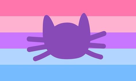 Catgender is a xenogender in which someone feels an extremely strong connection to cats or other felines, either strongly identifying with them or simply wanting to incorporate them into their gender Gender Pronouns, Gender Flags, Lgbtq Flags, Lgbt Flag, Gender Identity, Cat Girl, Pride Flags, Om Nom, Feline