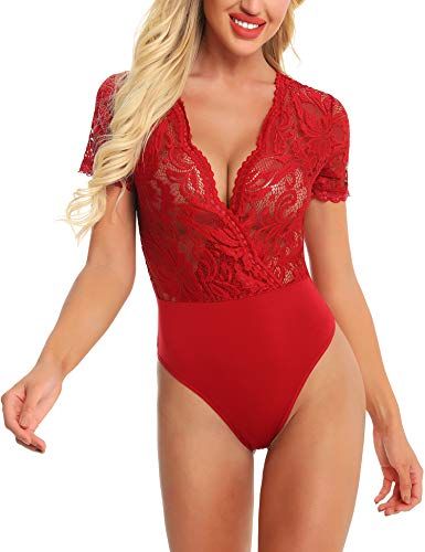 Designer Overalls, Outfit Clubwear, Clubwear Tops, Mesh Tops, Designer Jumpsuits, Teddy Lingerie, Lingerie Outfits, Casual Lace, Lace Bodysuit