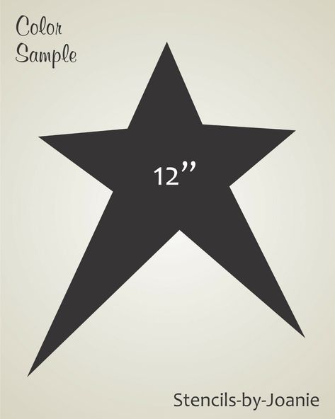 (1) New 2 pc. XL Stencil + Template Star Shape (#832C,D,E,F) – Popular Primitive Star shape “Annie” design in a variety of popular larger sizes to choose from, for your creative craft projects. Easy to paint Country Family Home Décor, Love theme and craft signs with reusable Stencils-by-Joanie Visit my store for 100's of Creative Stencil Designs by Joanie. I can offer you a large variety in Original Stencil Designs with popular phrases and shapes. I am committed to the very best in customer service. Shop with me - your purchase will include quality materials, professional packaging & prompt shipping of every order.  Stencils are great for decorating: popular primitive shelf sitter Blocks, Craft Signs, Furniture restoration, Wood Signs, Card making, Ornaments, Wall Decor, Photo frames, Glas Star Template Printable, Interesting Jobs, Primitive Stars, Art Boxes, Primitive Star, Primitive Wood Crafts, Primitive Patterns, Halloween Templates, Star Template