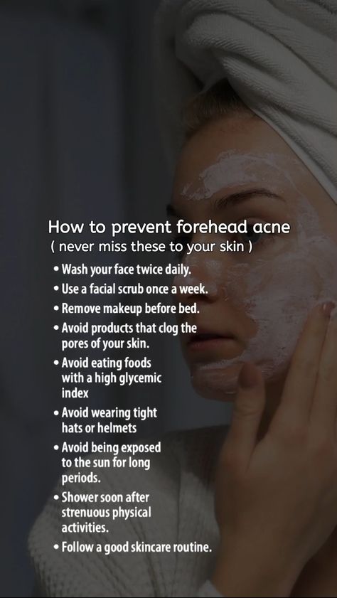 How to prevent forhead acne ✨ Quick Hair Growth, Acne Medicine, Forehead Acne, Mini Art Journal, Skin Washing, Clear Healthy Skin, Perfect Skin Care Routine, Lifestyle Motivation, Healthy Skin Tips