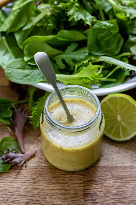 Key Lime Salad Dressing, Honey Lime Vinaigrette Salad Dressings, Lime Salad Dressing Recipes, Lime Dressing Vinaigrette, Lime Vinegrette, Lime Vinaigrette Dressing Recipe, Chili Lime Vinaigrette Recipe, Dinner Sauces, Lime Vinaigrette Dressing