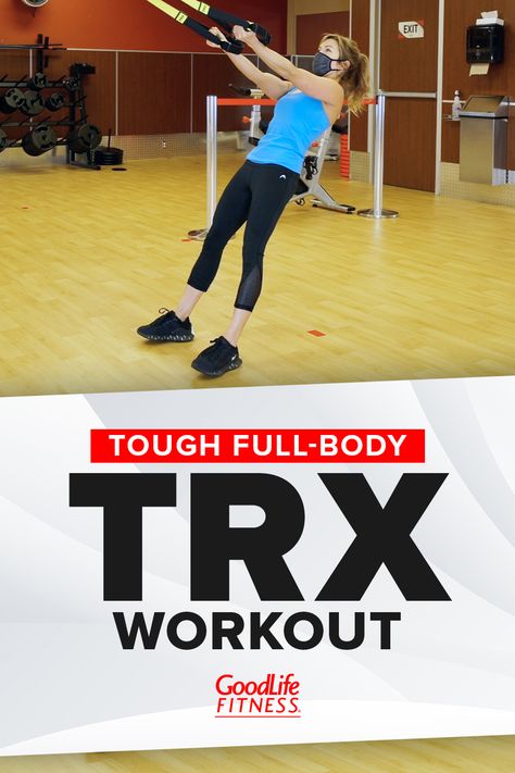 Trx Strap Workout, Trx Band Workout, Full Body Trx Workout, Trx Workouts For Women, Trx Workout Plan, Trx Full Body Workout, Goodlife Fitness, Trx Straps, Chef Ramsey