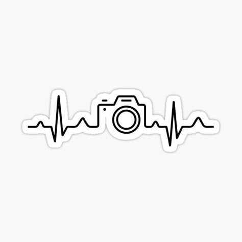 Camera Stickers | Redbubble Camera Logos Design Style, Photographer Stickers, Ak47 Tattoo, Photography Stickers, Camera Tattoo Design, Photographer Tattoo, Photographer Quotes, Camera Sticker, Camera Logos Design