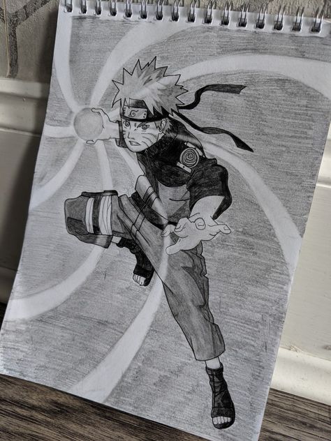 Naruto  uzamaki shippuden, rasengan Naruto With Rasengan Drawing, Naruto Rasengan Drawing, Naruto Sketch Pencil, Naruto With Rasengan, Naruto Outline, Naruto Pencil Sketch, Jiraiya Drawing, Naruto Shippuden Drawings, Naruto Uzumaki Sketch