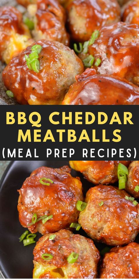 Meal Prep Meatballs Beef, Keto Bbq Meatballs, Cheddar Meatballs, Prepping Ideas, Meatball Dinner, Bbq Meatballs, Easy Vegetable Side Dishes, Dinner Favorites, Low Carb Meatballs