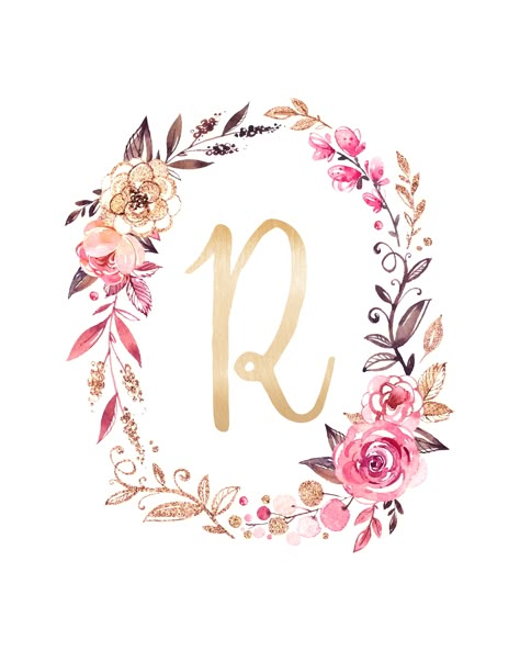 Tarjetas The Letter K, Letter K, Wallpaper Designs, Pink Flowers, Wreath, Glitter, Flowers, Floral, Pink