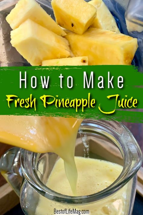 Juice Recipes Pineapple, Fresh Pineapple Recipes, Natural Juice Recipes, Juice Ideas, Fresh Pineapple Juice, Juice Making, Recipes Pineapple, Pineapple Juice Recipes, Fresh Juice Recipes