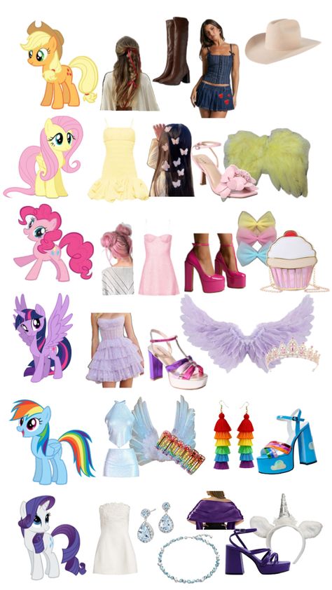 Rarity Costume Ideas, Mlp Costume Group, Halloween Costumes My Little Pony, Twilight Sparkle Costume Diy, My Little Pony Halloween Costume Group, My Little Pony Group Costume, Rarity Halloween Costume, My Little Pony Costume Women, Trio Halloween Costumes Ideas