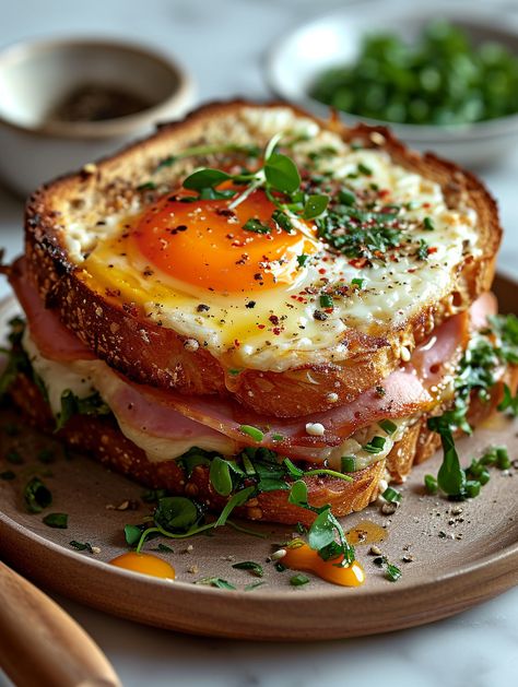 French Recipes Breakfast, Healthy Food Gluten Free, Healthy Breakfast Sandwich Recipes, Cute Healthy Breakfast, Eating Out Healthy, Fancy Breakfast Ideas, Whole Foods Breakfast, Brunch Breakfast Ideas, Food Recipes For Breakfast