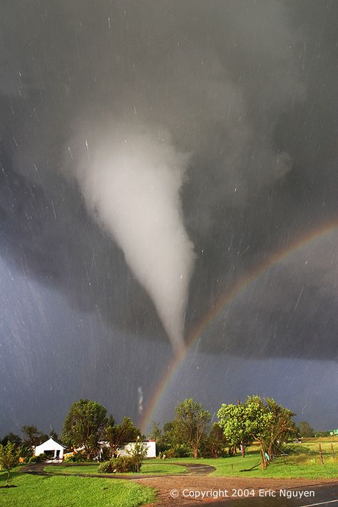 and of course: this famous (deservedly so) photograph Tornado Clouds, Wild Weather, Belle Nature, Foto Art, Natural Phenomena, Alam Yang Indah, A Storm, Over The Rainbow, Extreme Weather