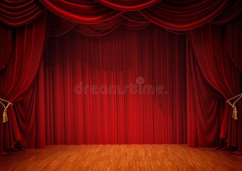 Stage with red curtain. And wooden floor , #AFFILIATE, #red, #Stage, #curtain, #floor, #wooden #ad Curtains The Musical, Home Theater Curtains, Elf The Musical, Circus Background, Theatre Curtains, Stage Curtains, Stage Background, 17 December, Farmhouse Curtains