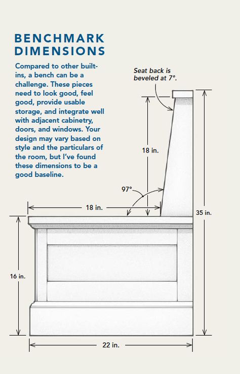 Make a Built-in Breakfast Nook - Fine Homebuilding Kitchen Nook Bench, Built In Breakfast Nook, Seating In Kitchen, Booth Seating In Kitchen, Banquette Ideas, Built In Bench Seating, Breakfast Nook Bench, Corner Bench Seating, Nook Bench