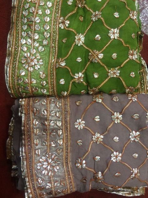 Gotta Work Dresses Pakistani, Gotta Patti Work Embroidery, Gotta Patti Dupatta, Gota Patti Suits, Gota Patti Saree, Rajasthani Dress, Gota Patti Work, Embroidery Suits Punjabi, Rajputi Dress