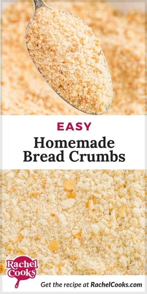 Homemade Bread Crumbs, Bread Crumbs Recipe, Crumb Recipe, Dry Bread, Homemade Bread Easy, Seasoned Bread Crumbs, Stale Bread, Diet Help, 140 Pounds